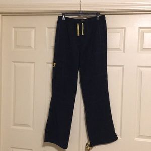 Navy Blue, WonderWink, Scrub pants - size Large